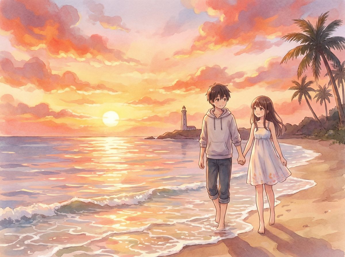 玩物社区动漫-海边夕阳物语
