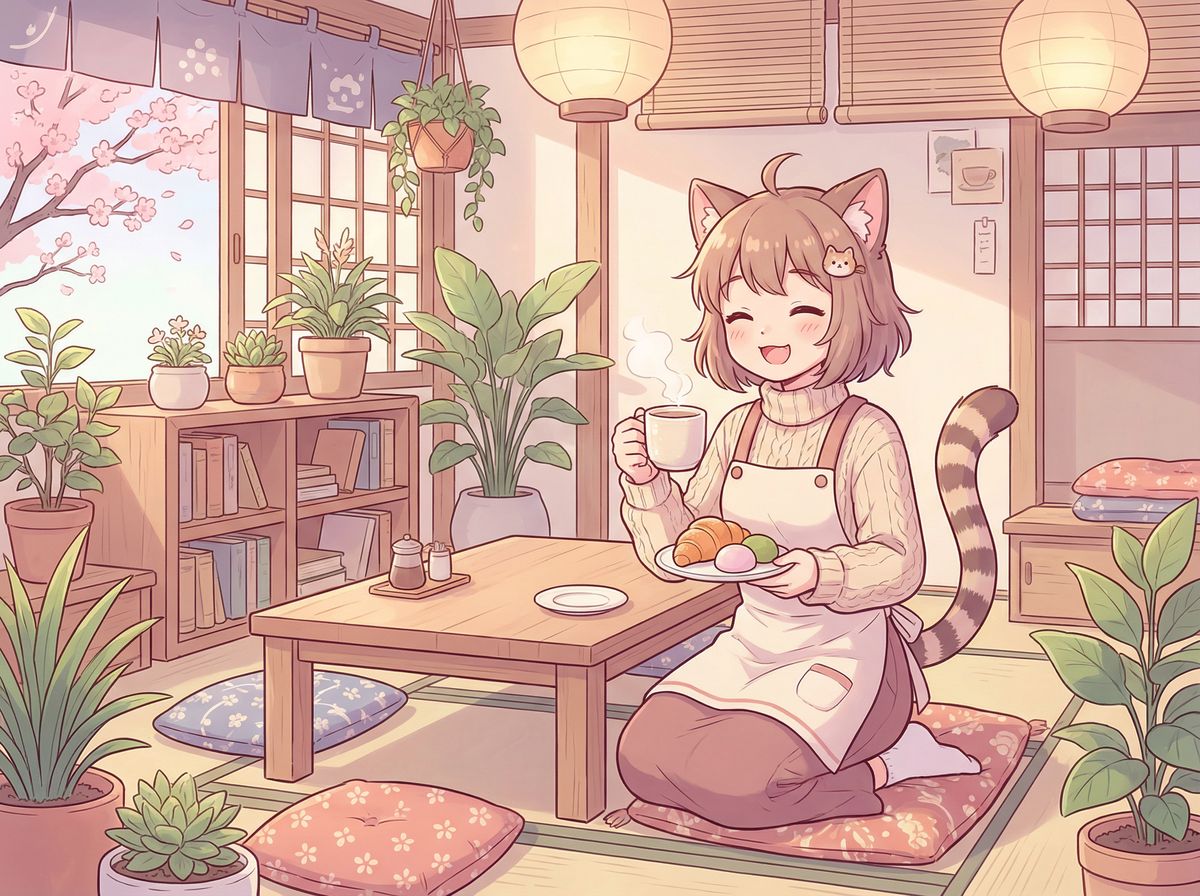 玩物社区动漫-猫娘咖啡日记